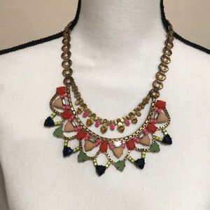 Stella & Dot Fanella Multicolored Statement of Necklace